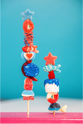 The Firecracker- Fourth of July Kabob