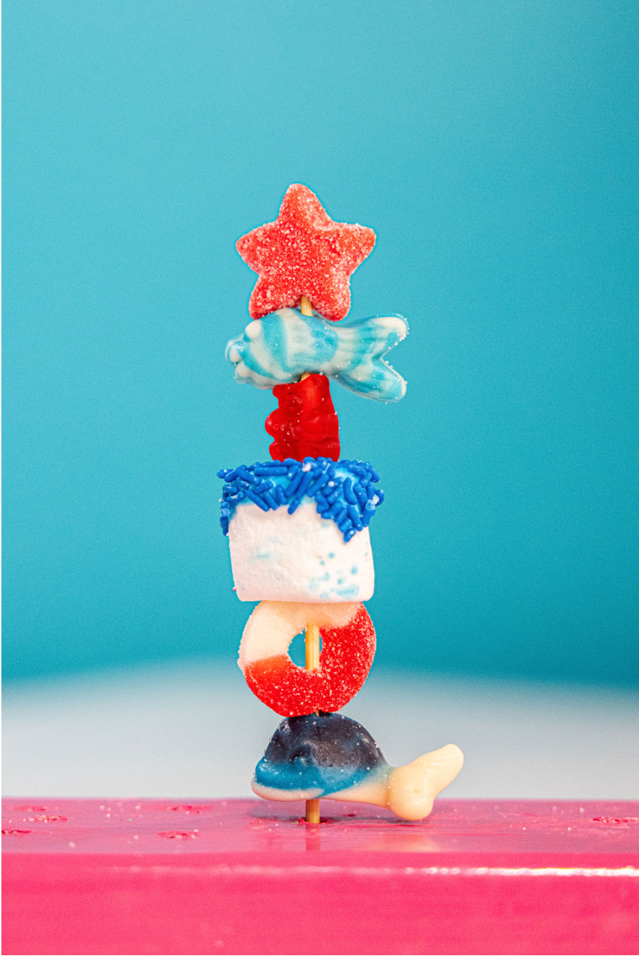 The Firecracker- Fourth of July Kabob